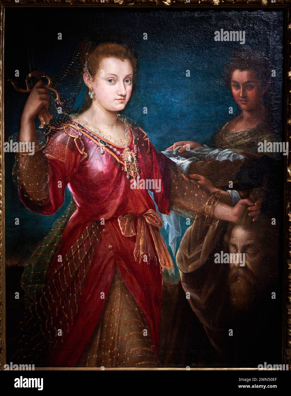 Judith avec la tête des Holofernes, 1600, Lavinia Fontana (1552-1614) Banque D'Images
