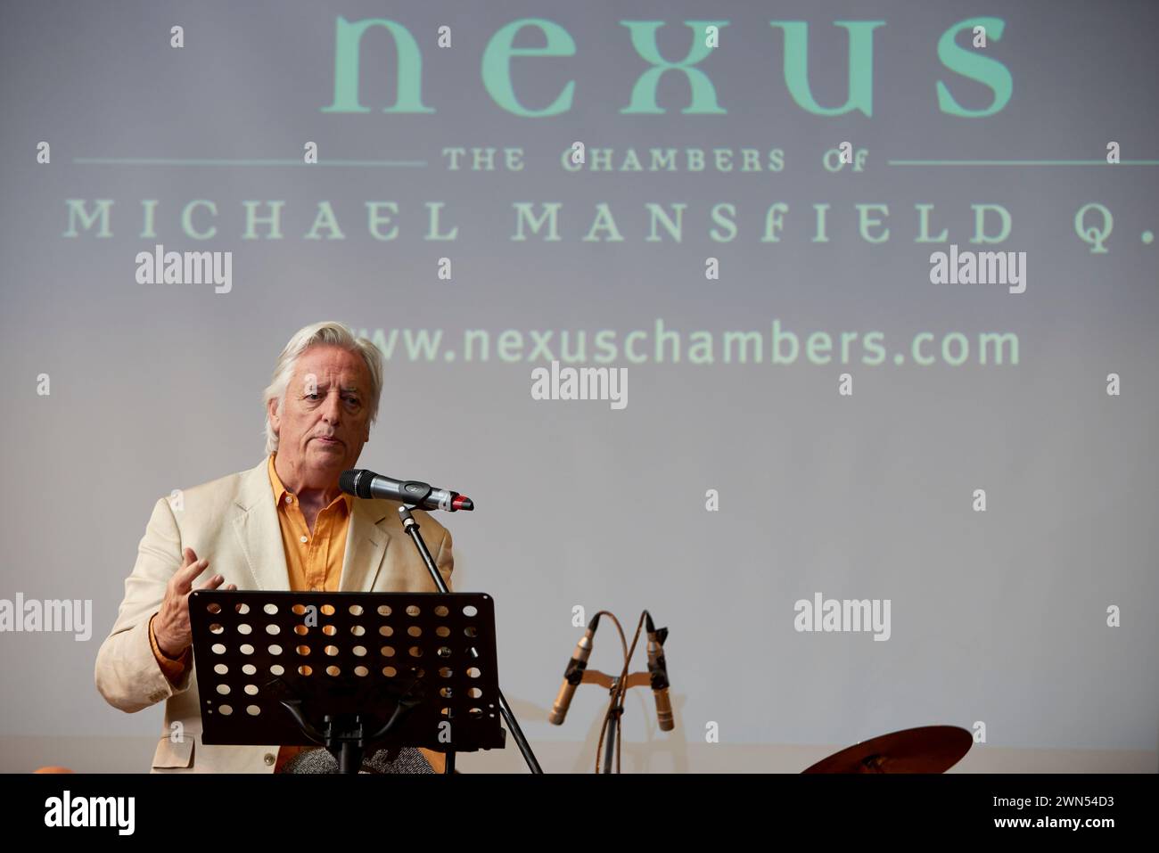 Michael Mansfield QC 50e anniversaire de son admission au barreau, Nexus Chambers 23/11/17 Banque D'Images