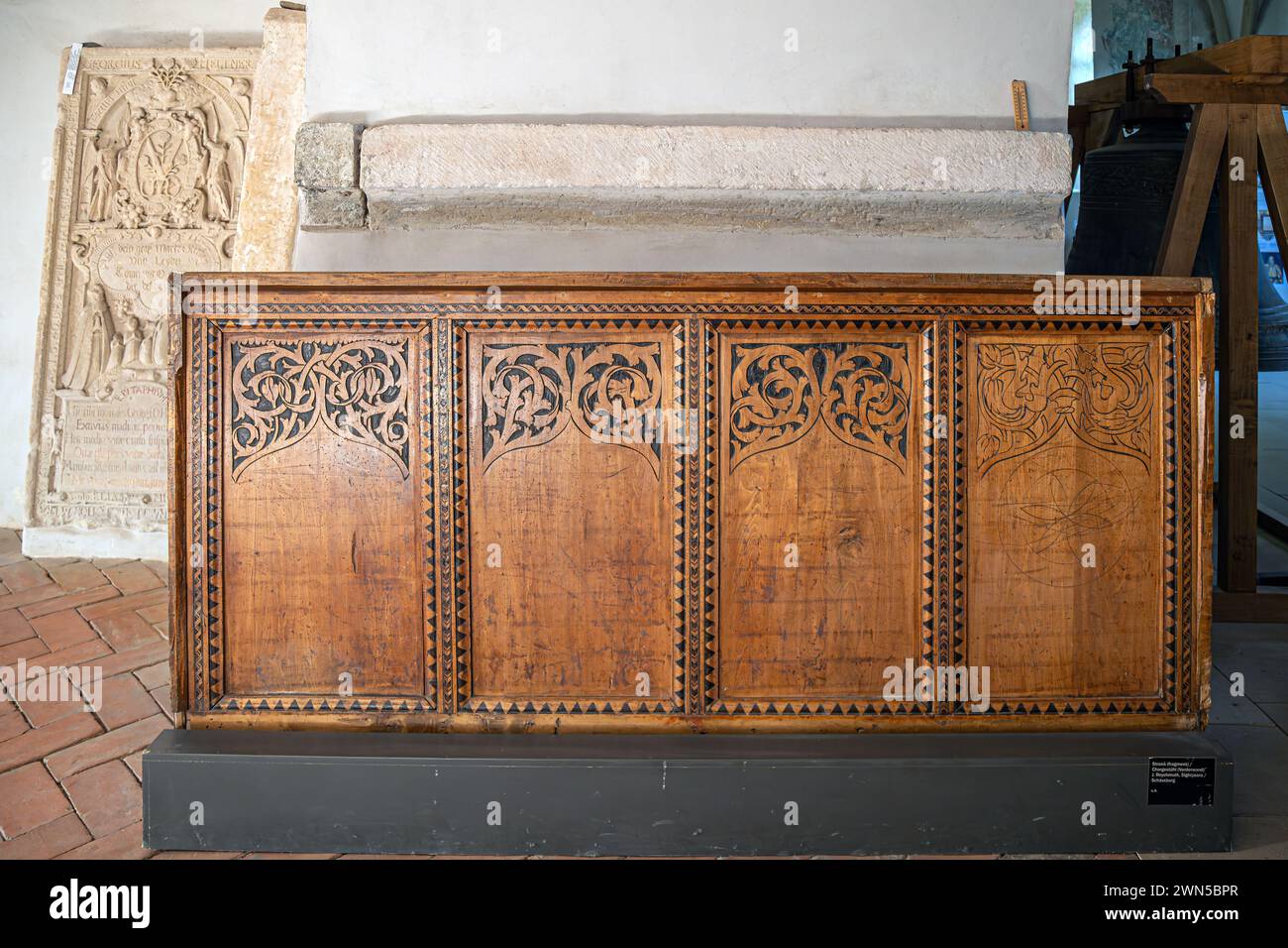 SIGHISOARA, ROUMANIE - SEPT. 3,2021 : intérieur de l'église sur la colline, église évangélique construite entre 1345-1525. Dédié à Nicholas, c'est moi Banque D'Images