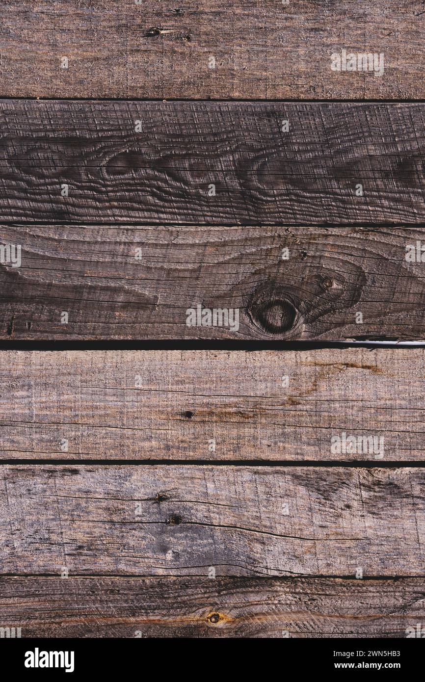 Fond et texture de vieilles planches en bois Banque D'Images