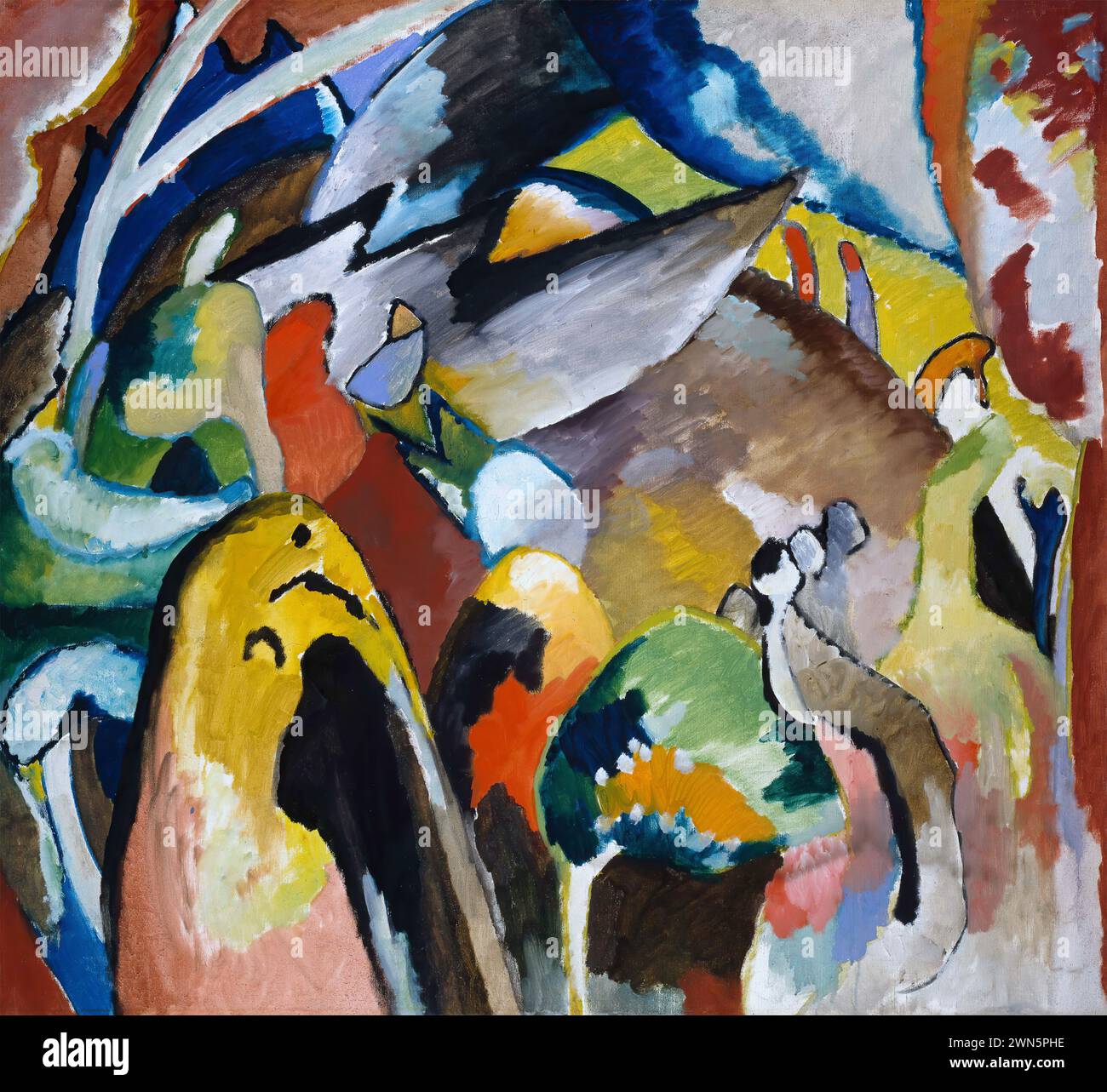 Kandinsky Wassily - improvisation 19 a (1911) Banque D'Images