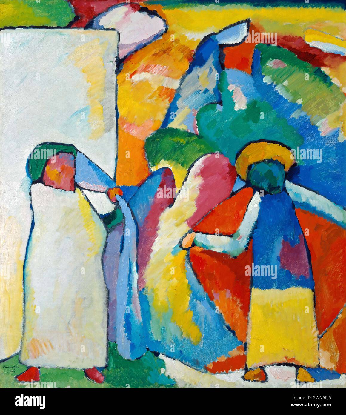 Kandinsky Wassily - improvisation 6 (Afrikanisches) Banque D'Images