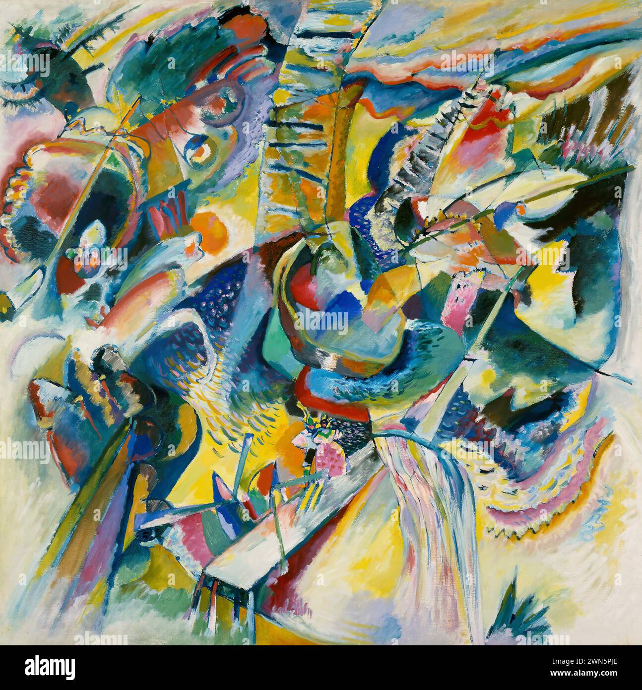 Kandinsky Wassily - improvisation Klamm 1914) Banque D'Images