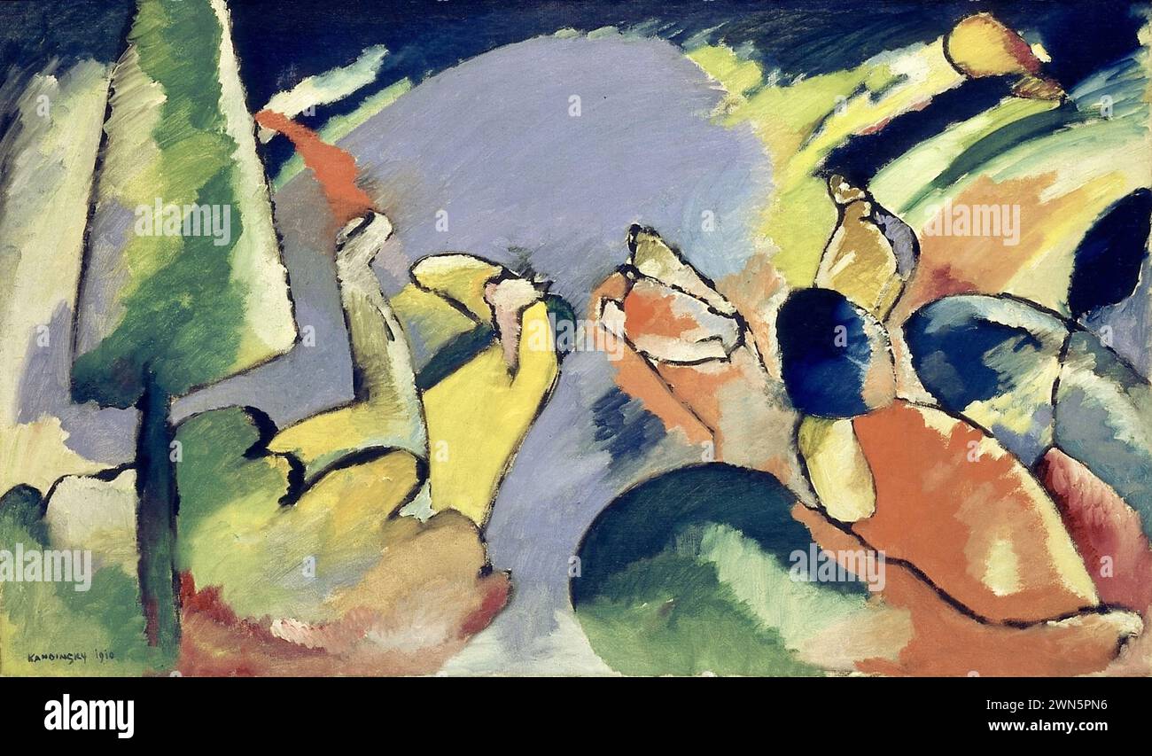 Kandinsky Wassily - improvisation XIV (1910) Banque D'Images