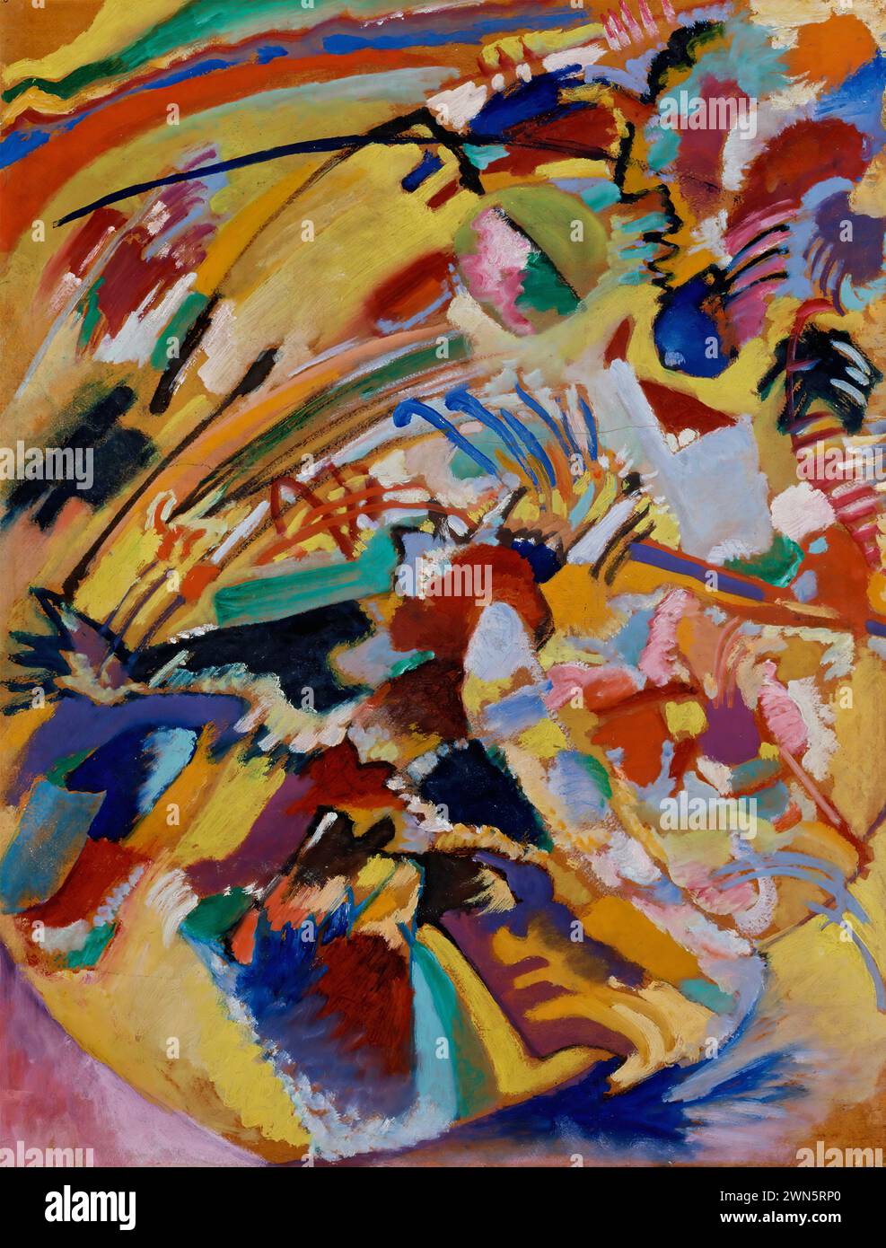 Kandinsky Wassily - Unbenannte improvisation I (1914) Banque D'Images