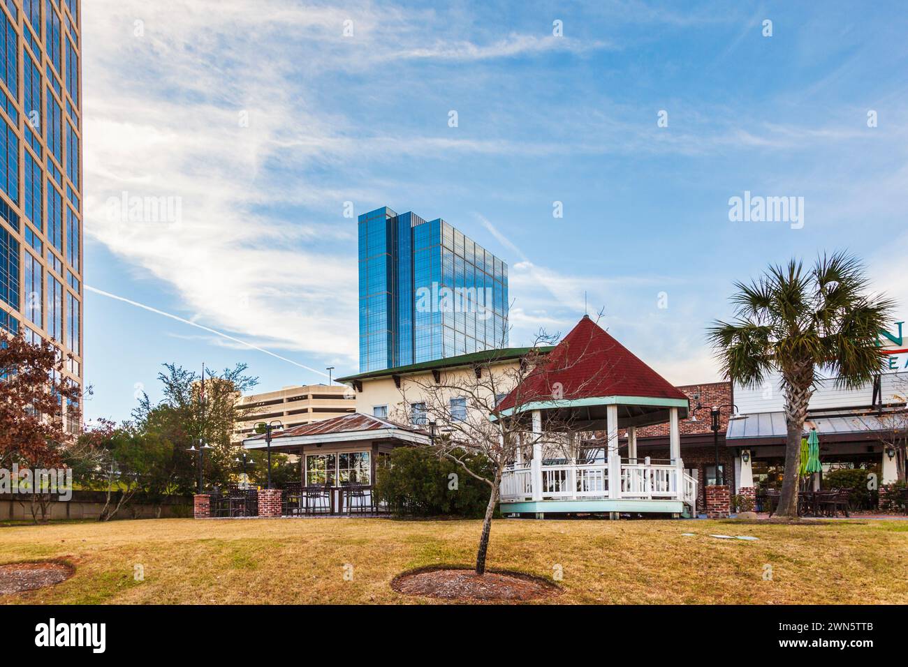 Restaurant Landry's dans les Woodlands, Texas. Banque D'Images