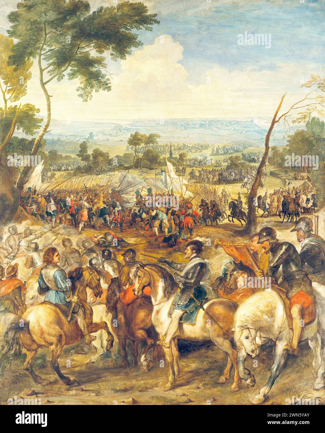 Rubens Pieter Paul - Heinrich IV. In der Schlacht BEI Arques (1630 31c.) Banque D'Images