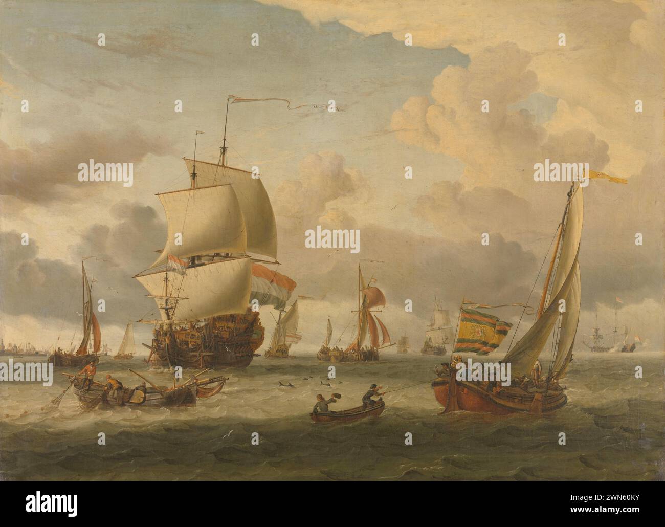 Storck Abraham - il discorso di Enkhuizen (1654 1708) Banque D'Images