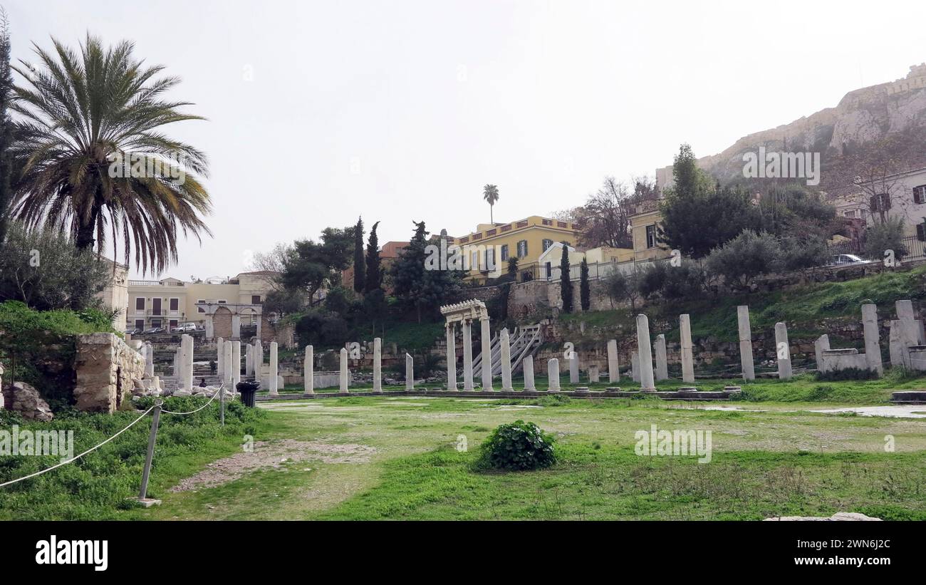 ruines de la civilisation grecque. Athènes, Grèce Banque D'Images ruines de la civilisation grecque. Athènes, Grèce Banque D'Images