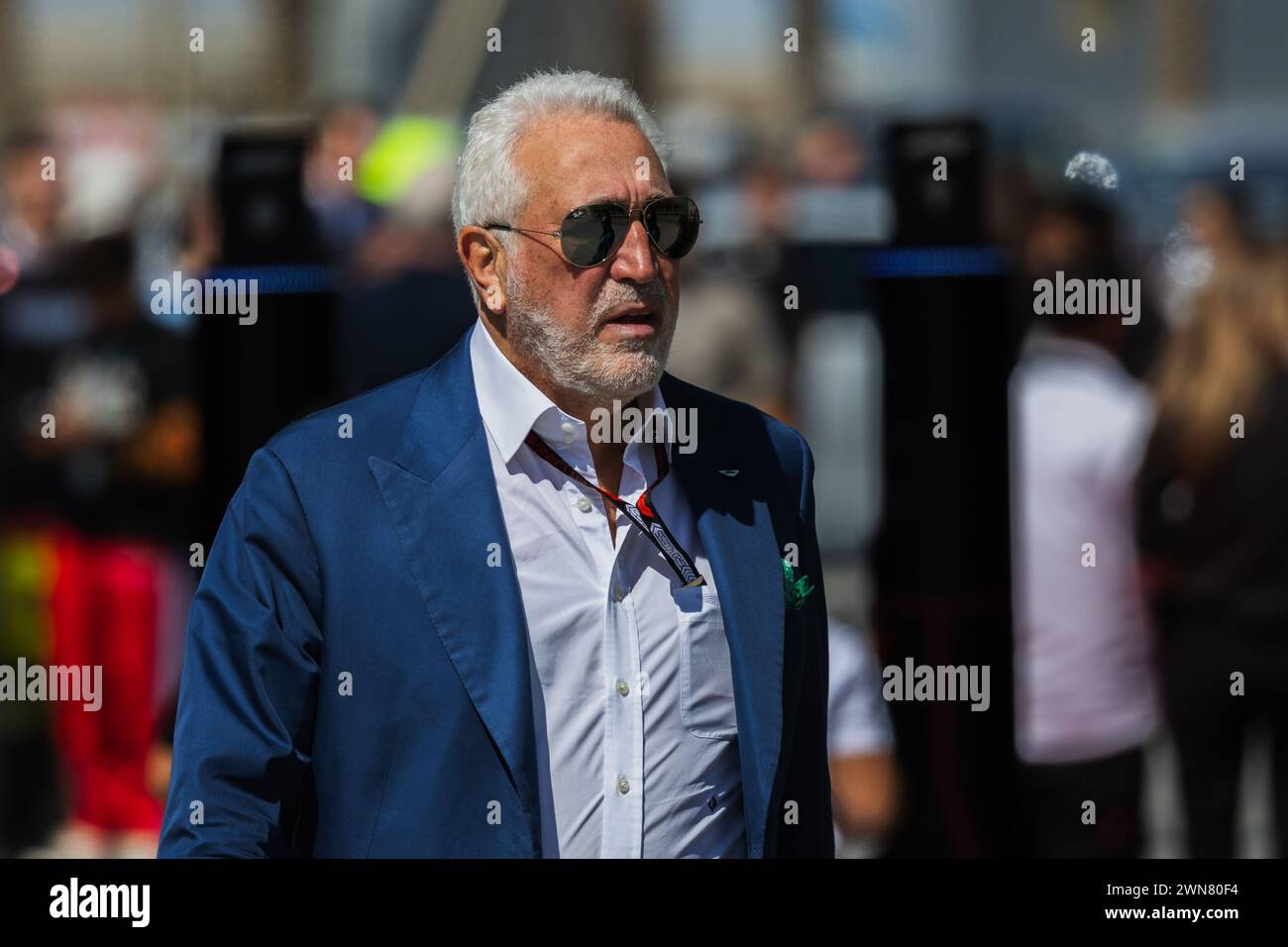 MANAMA, BAHREÏN, circuit international de Bahreïn, 29.Feb.2024 : Lawerence Stroll of Canada et Aston Martin Aramco Cognizant F1 Team en formule 1 B. Banque D'Images