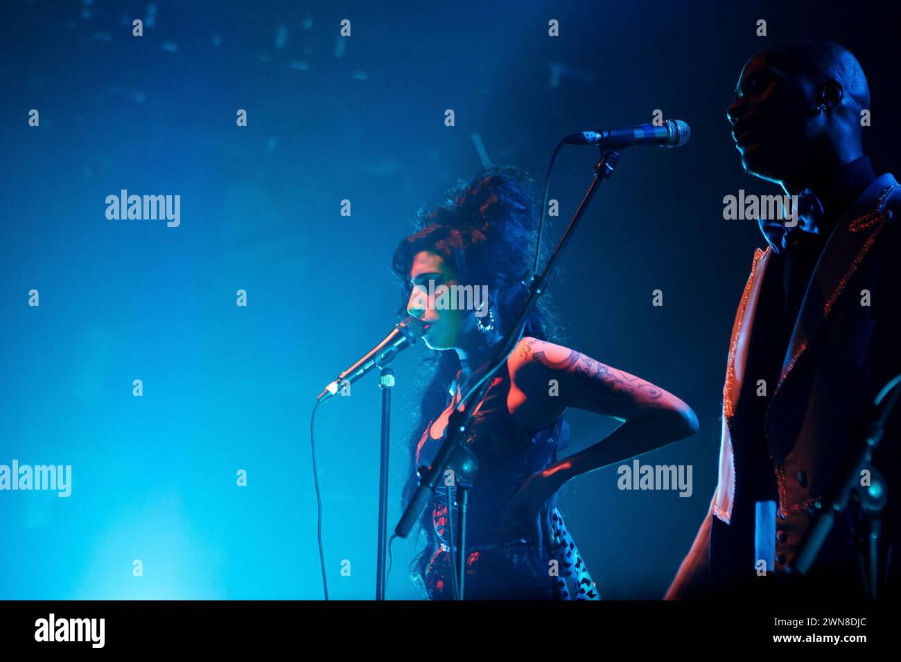 Amy Winehouse live en concert au Koko à Camden Town, Londres interprétant l'album Back to Black en 2006 Banque D'Images