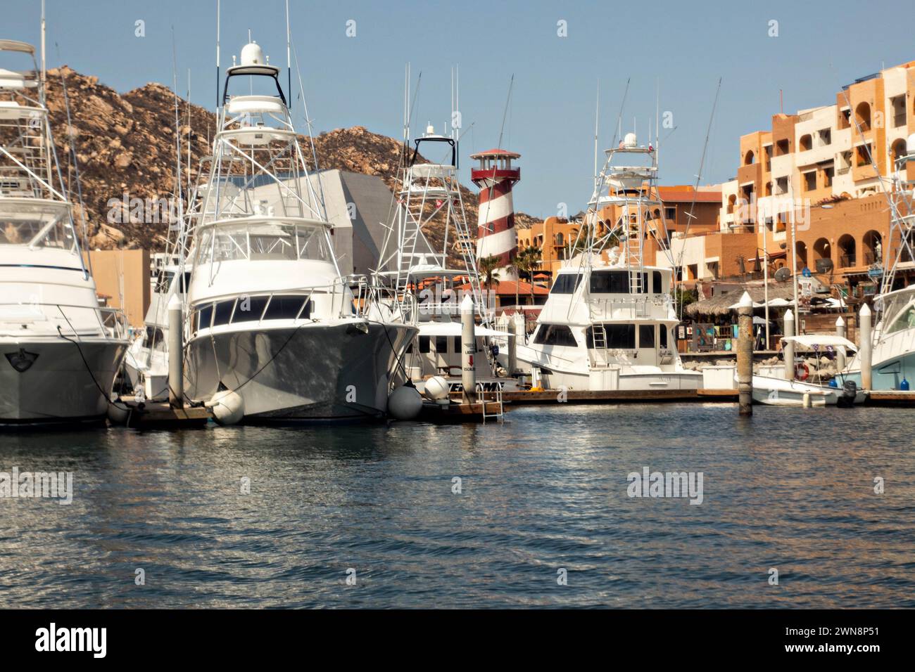 Marina dans le centre-ville de Cabo San Lucas Banque D'Images Marina dans le centre-ville de Cabo San Lucas Banque D'Images