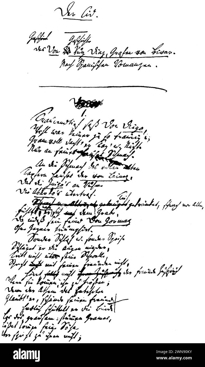 Johann Gottfried Herder (1744-1803), poète et philosophe de Weimar ClassicismTitle and Beginning of the 'CID' in Herders's Own Handschrift, , (livre d'histoire littéraire, 1910), Johann Gottfried Herder (1744-1803), Dichter und Philosoph der Weimarer Klassik, Titel und Anfang des 'CID' in Herders eigenhändiger Handschrift, JohGottfried Herder (1744-1803), Johann poète et philosophe du classicisme de Weimar, titre et début du 'CID' de la main de Herder Banque D'Images