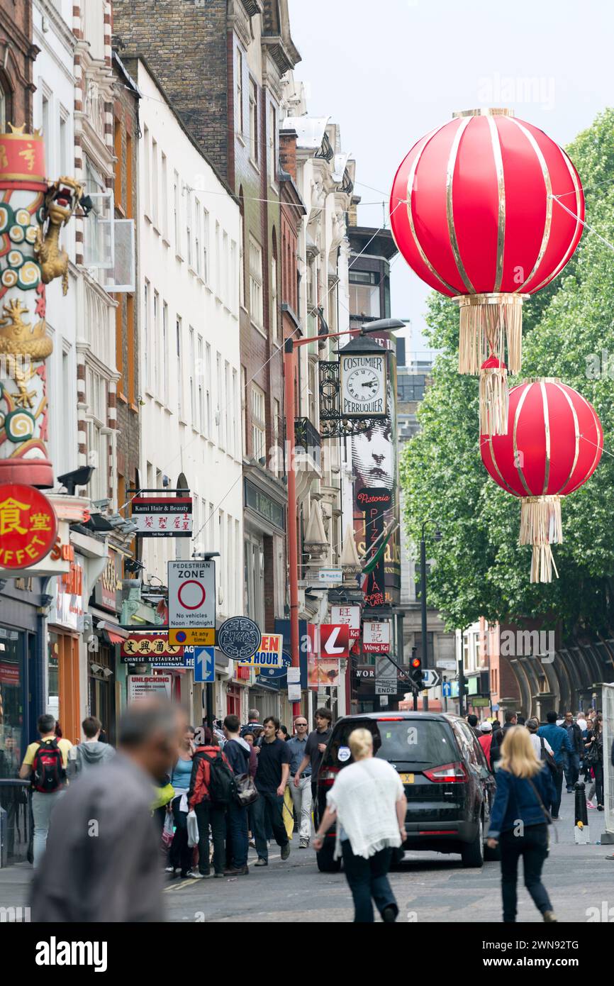 China Town, Londres, Royaume-Uni. Banque D'Images