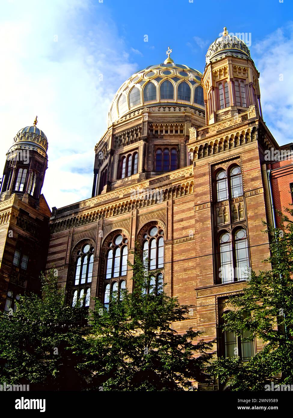 Nouvelle synagogue de Berlin Centrum Judaicum Banque D'Images