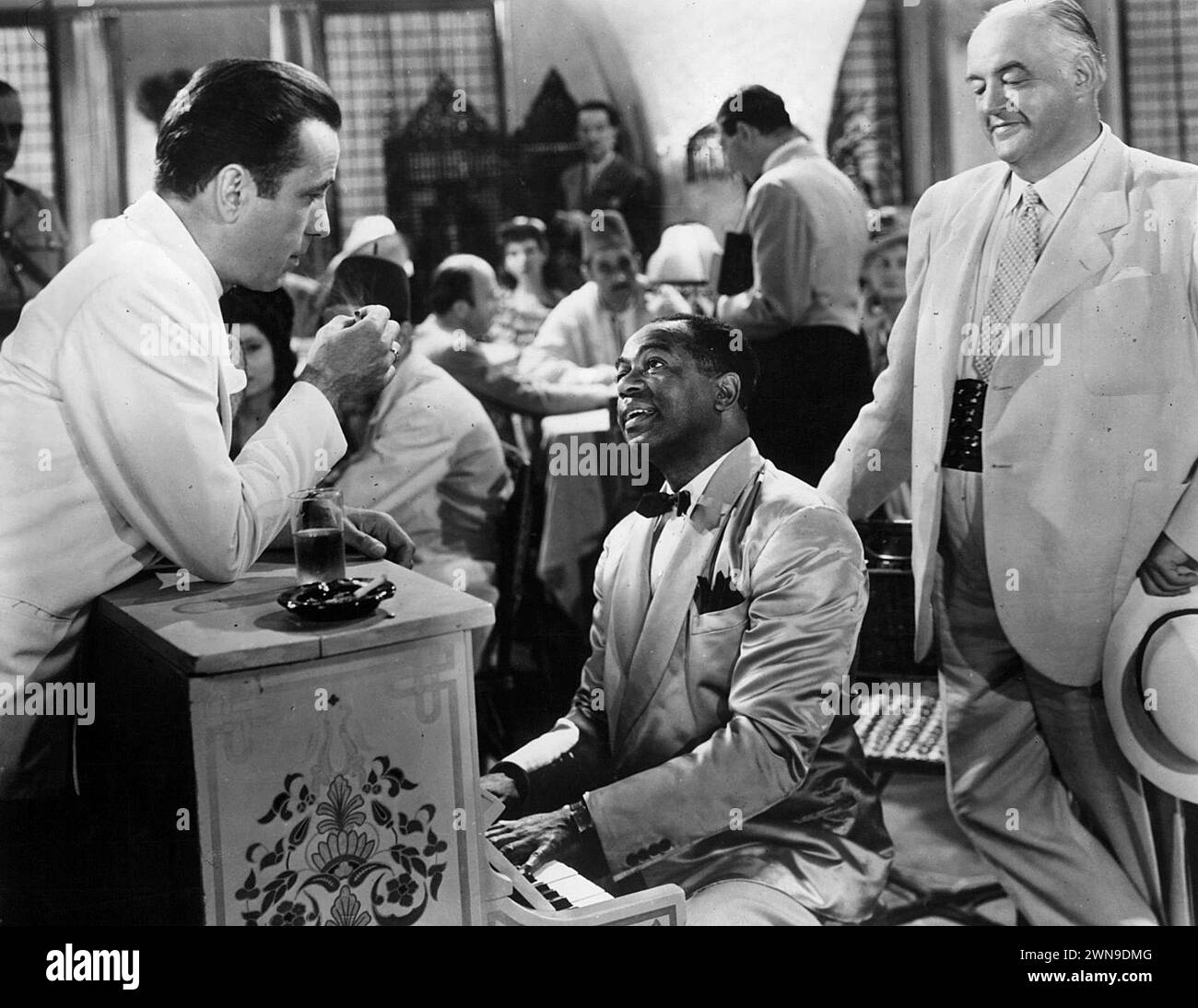 casablanca Humphrey Bogart, Dooley Wilson et Sydney Greenstreet Banque D'Images
