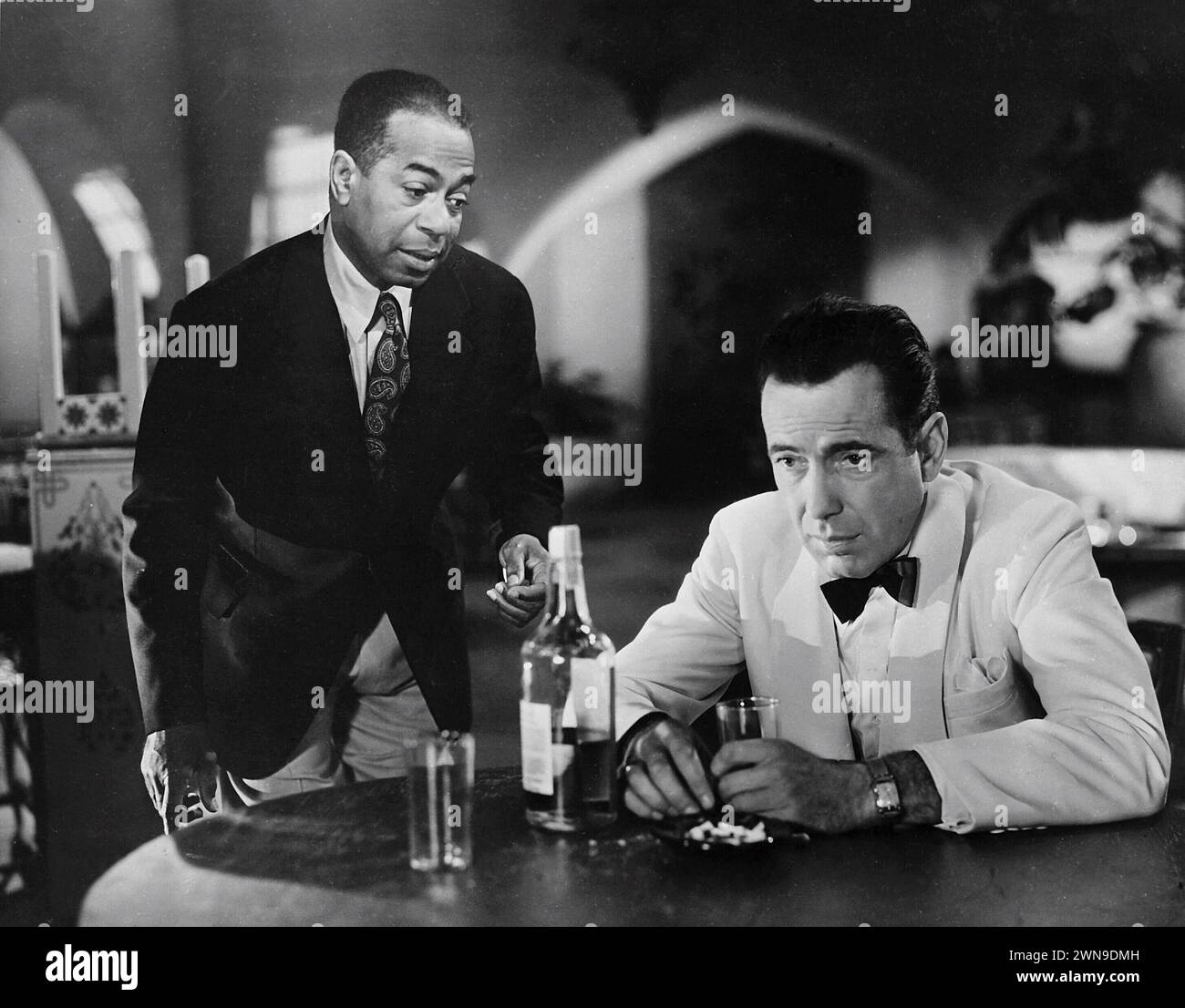 casablanca Humphrey Bogart & Dooley Wilson Banque D'Images