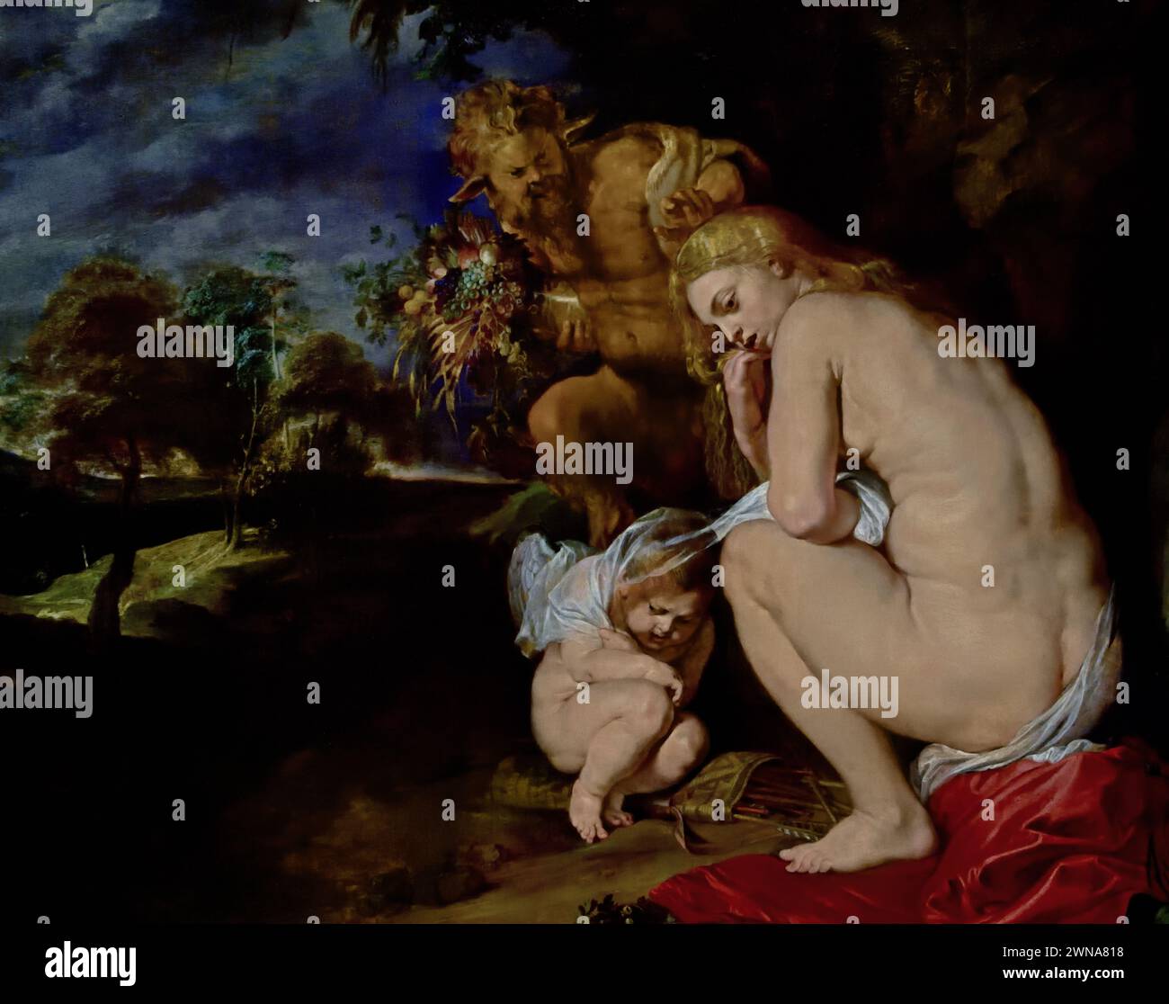 Venus frigida 1614 de Peter Paul Rubens. (1577-1640). Artiste et diplomate flamand, flamand, Musée royal baroque des Beaux-Arts, Anvers, Belgique, belge. Banque D'Images