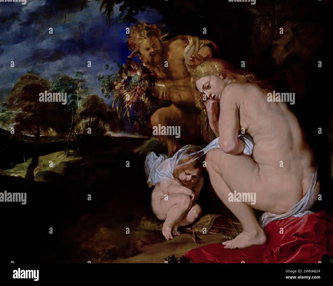 Venus frigida 1614 de Peter Paul Rubens. (1577-1640). Artiste et diplomate flamand, flamand, Musée royal baroque des Beaux-Arts, Anvers, Belgique, belge. Banque D'Images