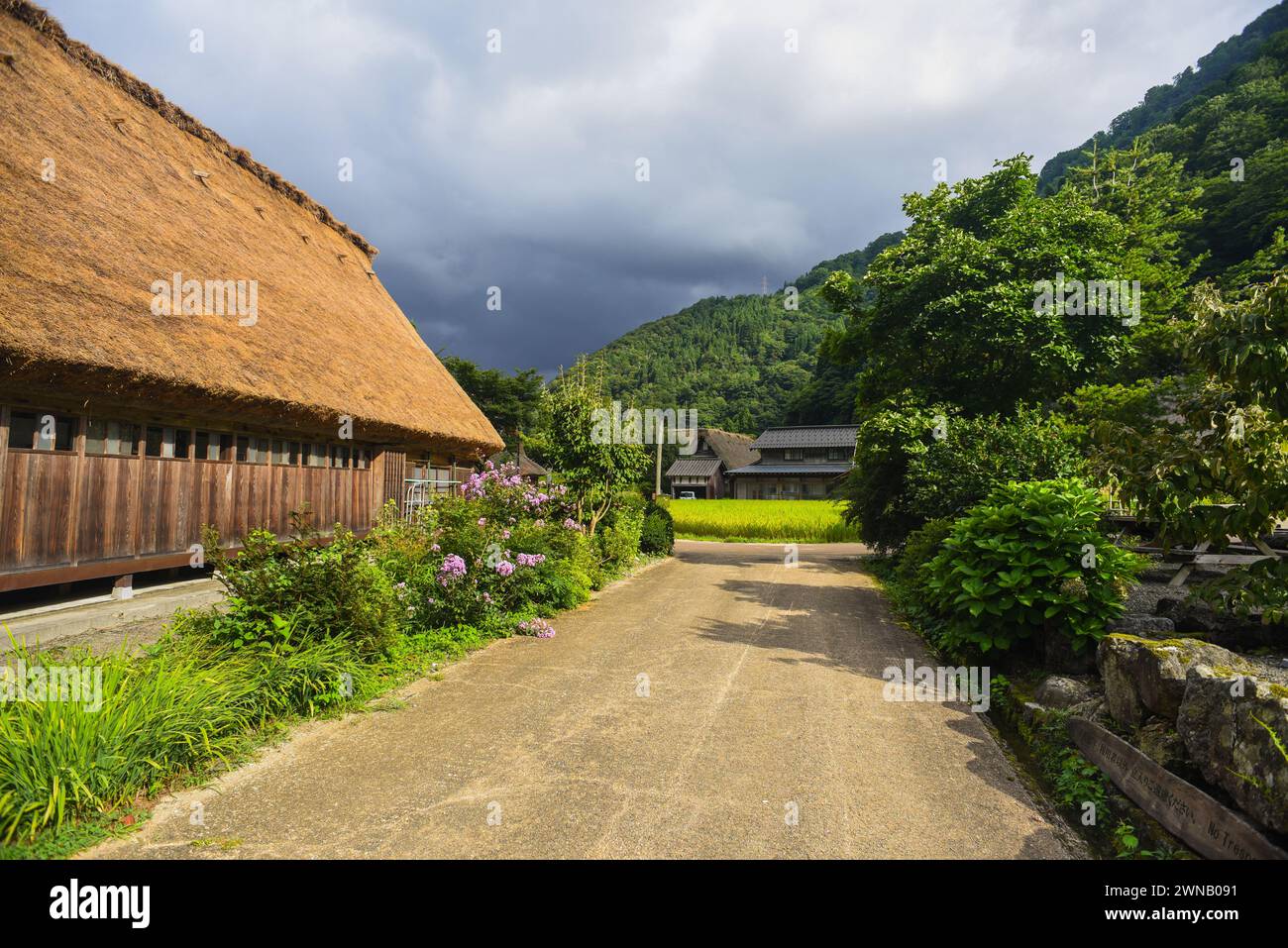 Patrimoine mondial Suganuma Gassho-zukuri Village, Japon Banque D'Images