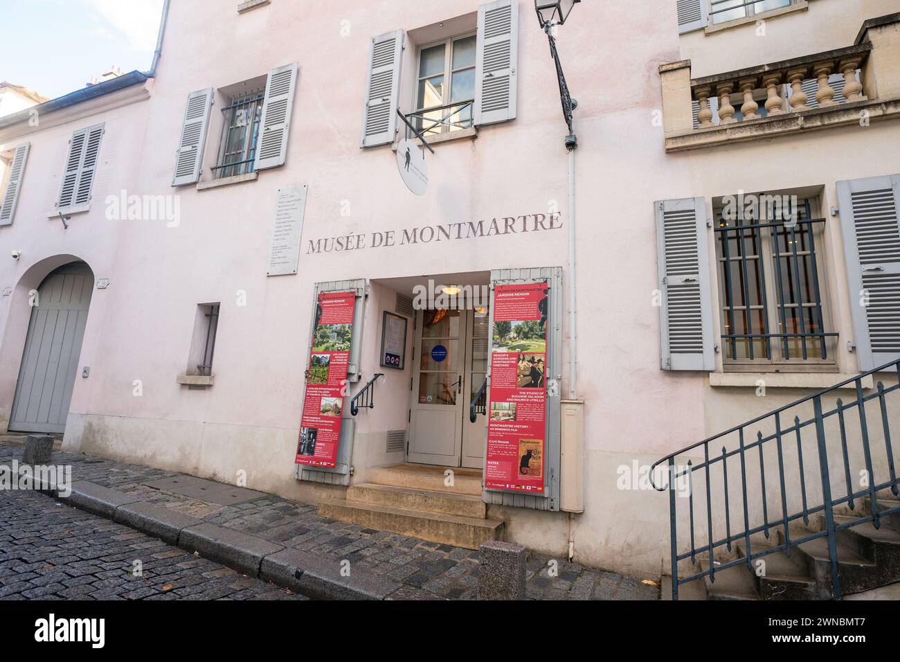 Musée de Montmartre, un village authentique au coeur de Paris, France Banque D'Images