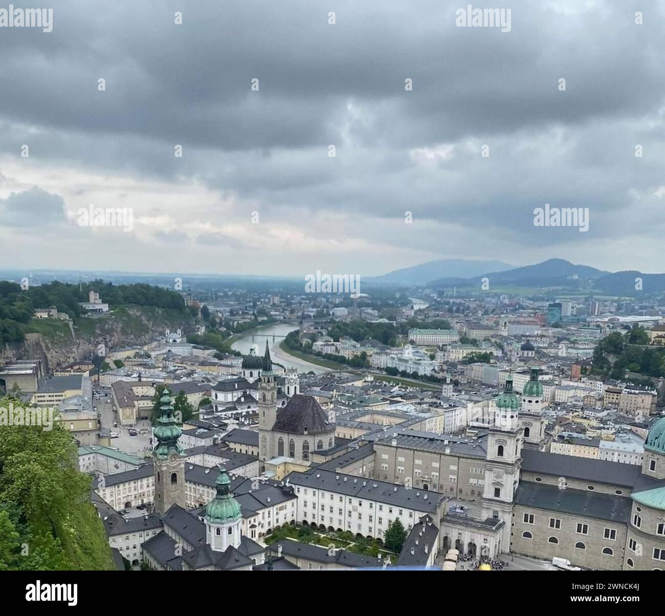 salzbourg, vieille ville, neustadt, salzach, en autriche Banque D'Images