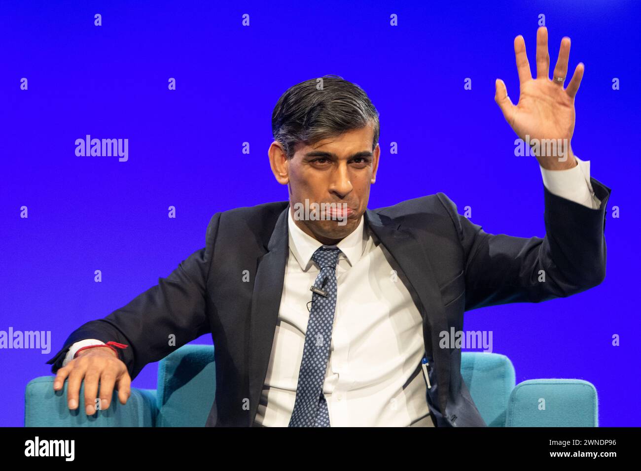 Rishi Sunak à la Conférence conservatrice écossaise, Aberdeen, Écosse, Royaume-Uni Banque D'Images