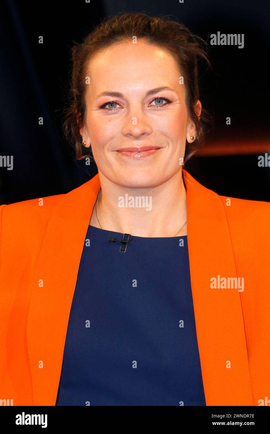 Susann Beucke BEI der Aufzeichnung der NDR Talk Show im NDR Fernsehstudio Lokstedt. Hambourg, 01.03.2024 *** Susann Beucke lors de l'enregistrement du Talk Show NDR dans le studio de télévision NDR Lokstedt Hamburg, 01 03 2024 Foto:xH.xHartmannx/xFuturexImagex ndr_talk0103_4365 Banque D'Images