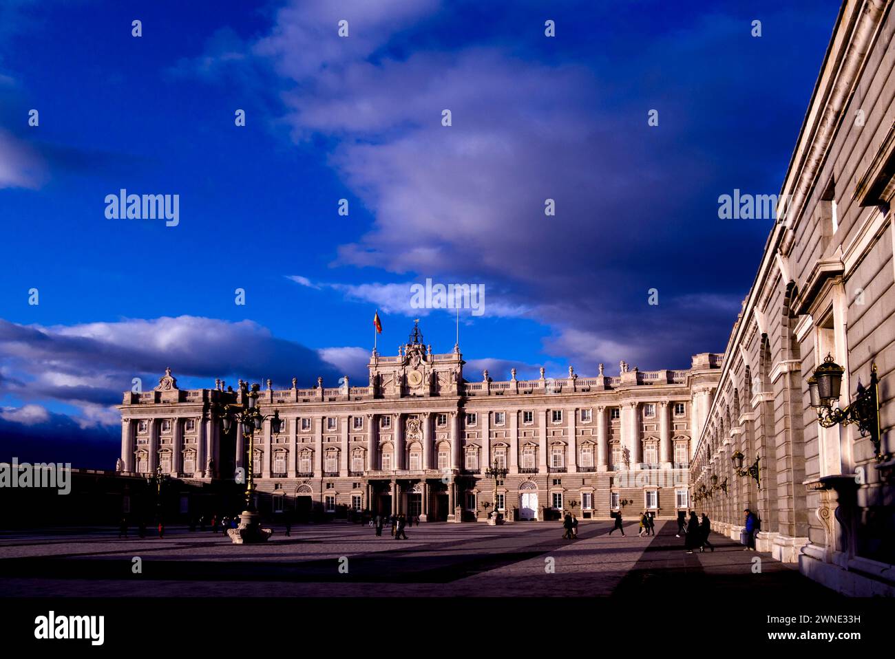 Palais royal. Madrid. España Banque D'Images