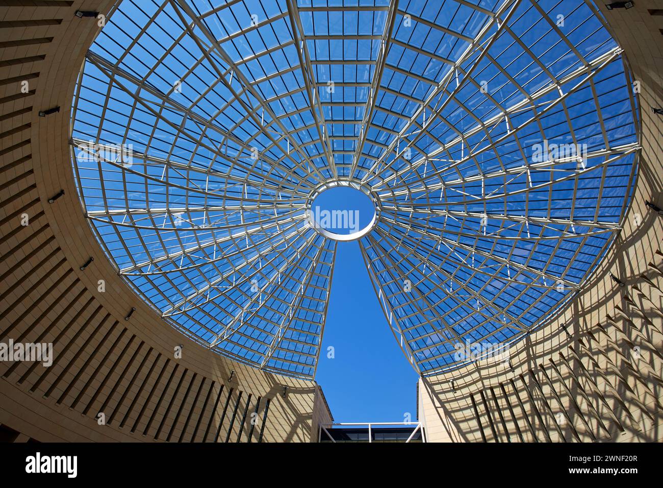 L'architecture moderne du Musée MART, trente, Italie Banque D'Images