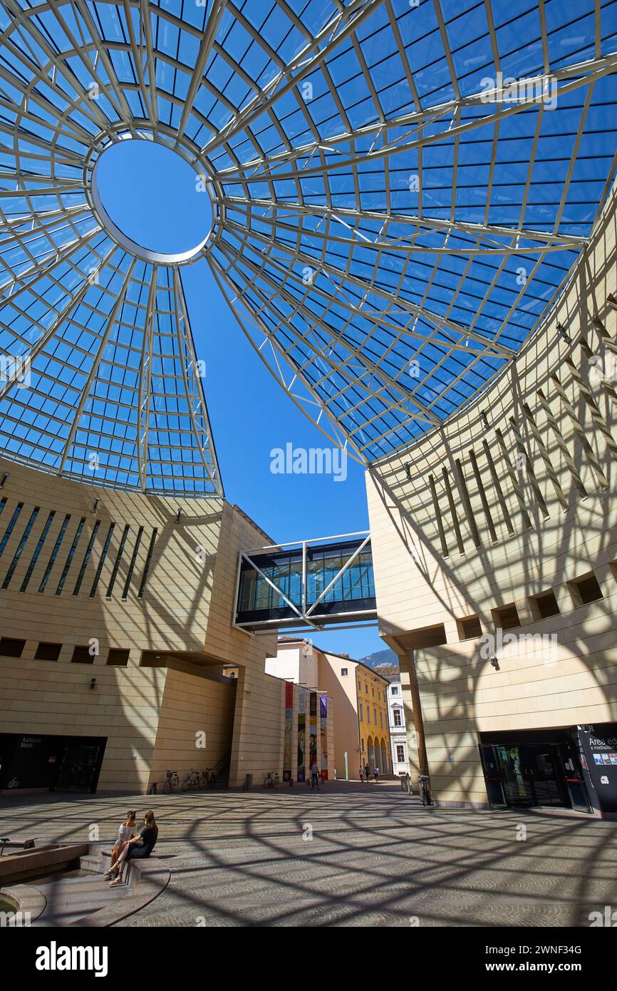L'architecture moderne du Musée MART, trente, Italie Banque D'Images