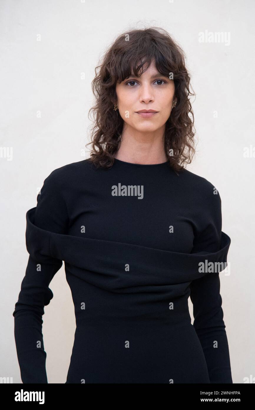 Paris, France. 02 mars 2024. Mica Arganaraz participant à la cérémonie de remise de la médaille Chevalier de l'ordre des Arts et des lettres de Simon Jacquemus dans le cadre de la semaine de la mode à Paris, France, le 2 mars 2024. Photo par Aurore Marechal/ABACAPRESS.COM crédit : Abaca Press/Alamy Live News Banque D'Images