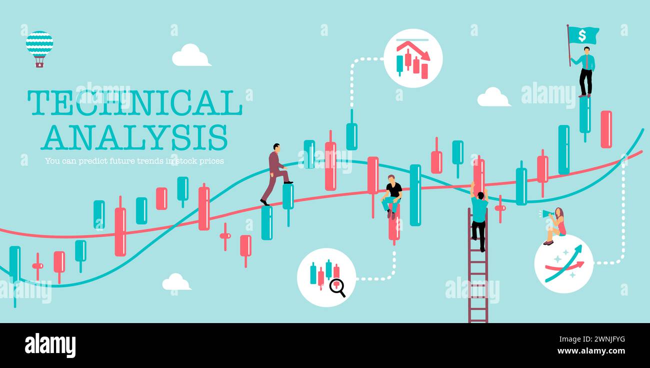 Illustration de bannière vectorielle avec motif d'investissement en stock Illustration de Vecteur