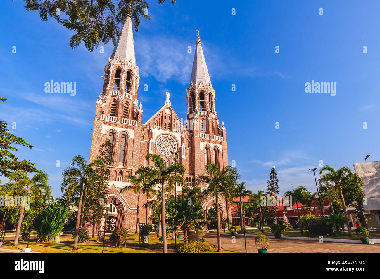 Cathédrale Saint Marys, alias cathédrale Immaculée conception, à Yangon, Myanmar Birmanie Banque D'Images