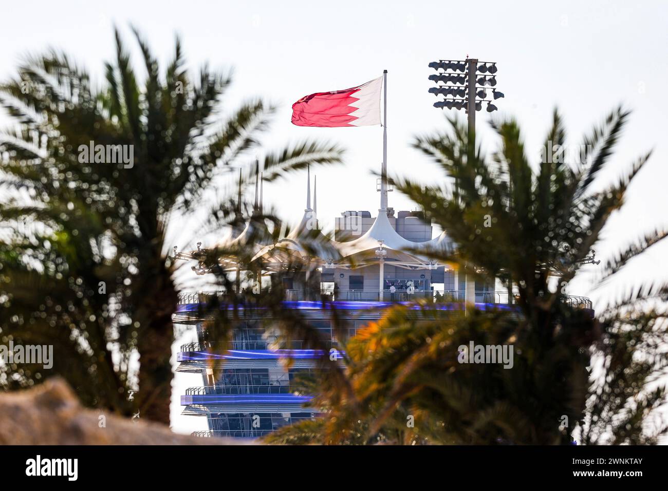 Sakhir, Bahreïn. 1er mars 2024. Track impression, Grand Prix de F1 de Bahreïn sur le circuit international de Bahreïn le 1er mars 2024 à Sakhir, Bahreïn. (Photo de HOCH Zwei) crédit : dpa/Alamy Live News Banque D'Images
