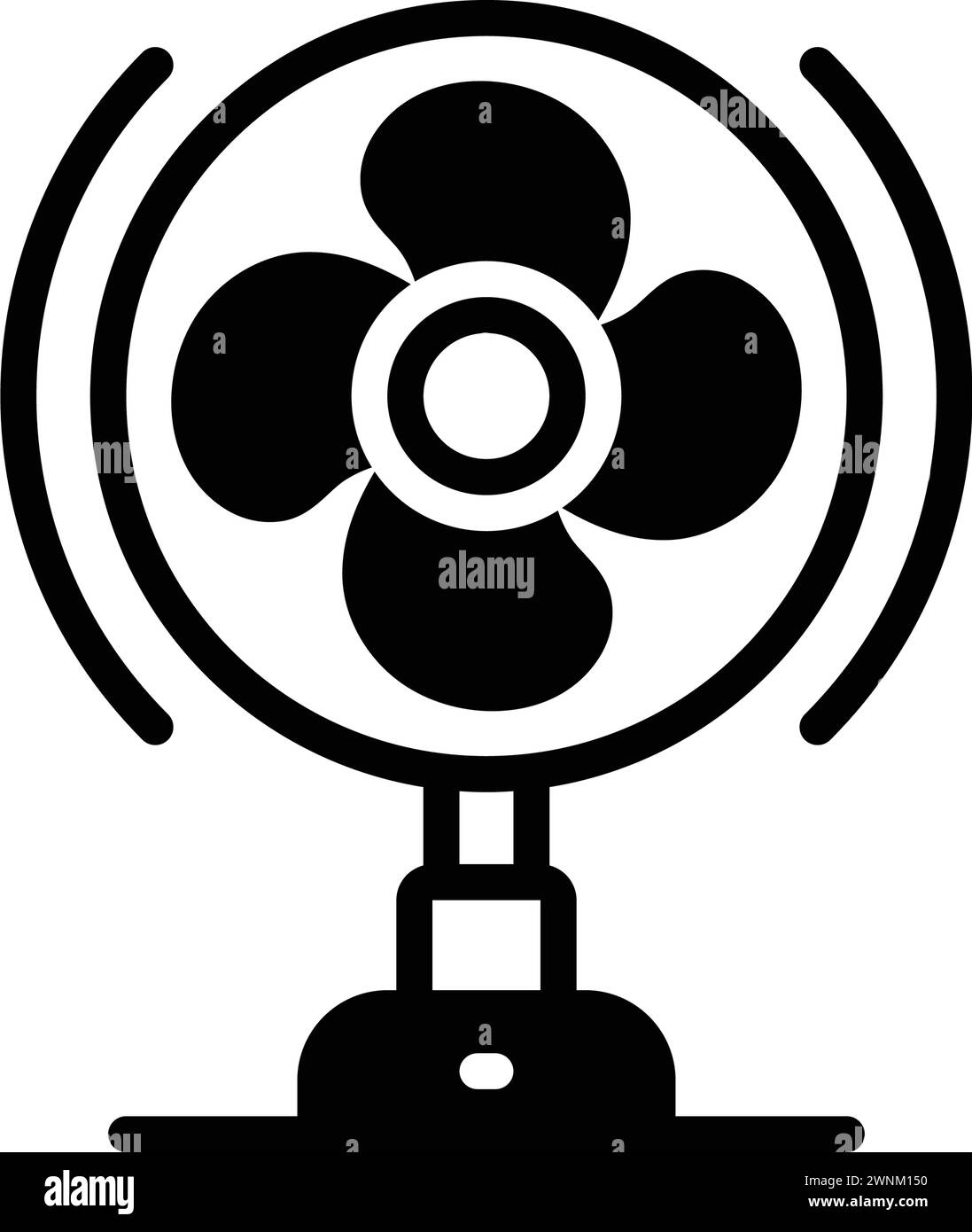 Icône pour ventilateur, spiracle Illustration de Vecteur