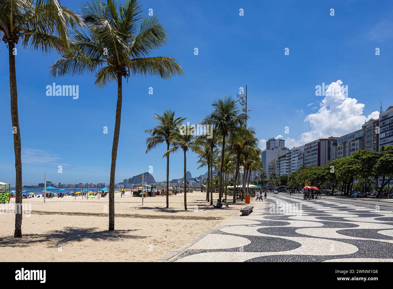Copacabana, Rio de Janeiro, Brésil Banque D'Images