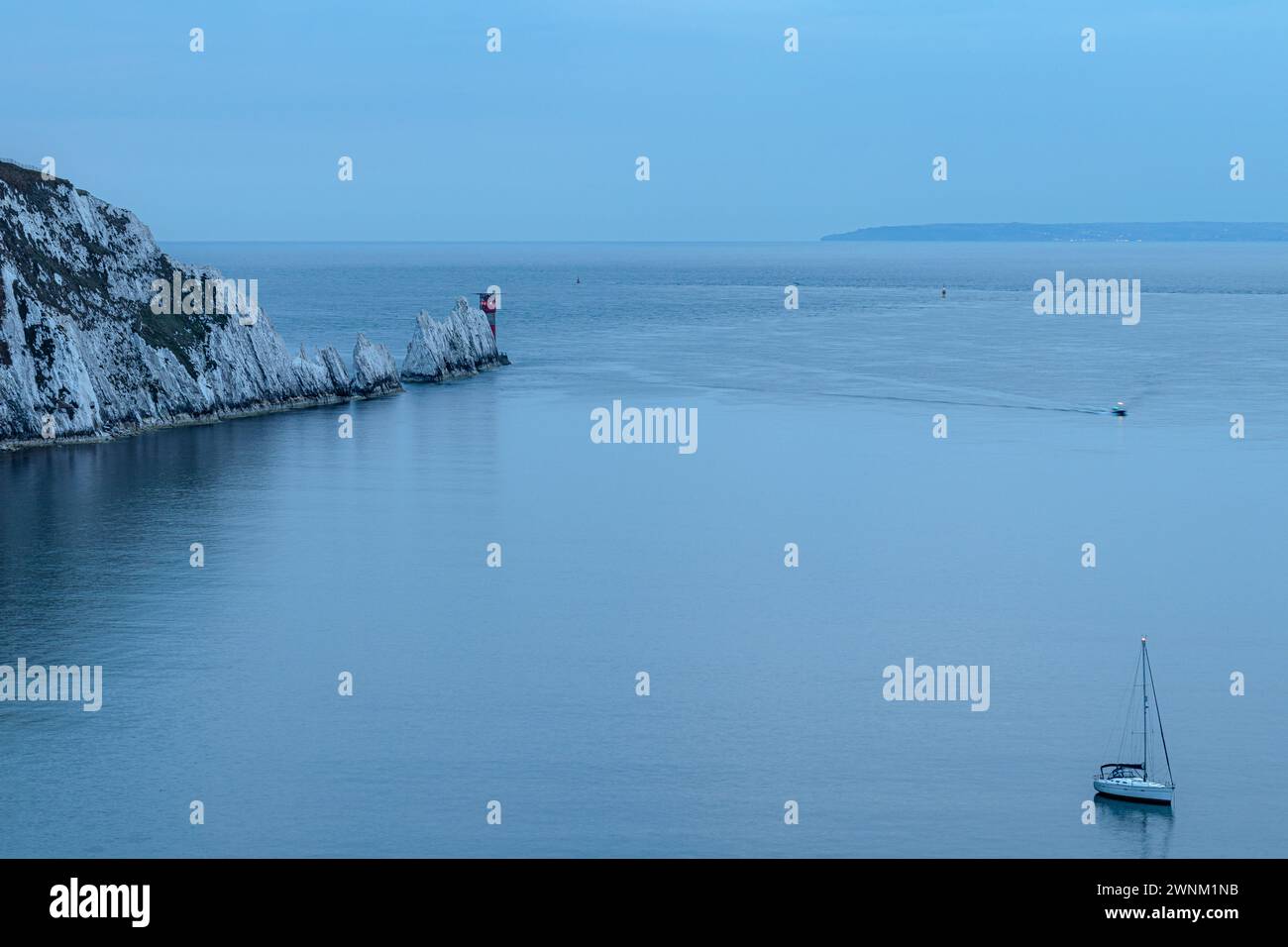 Les aiguilles, l'île de Wight Banque D'Images