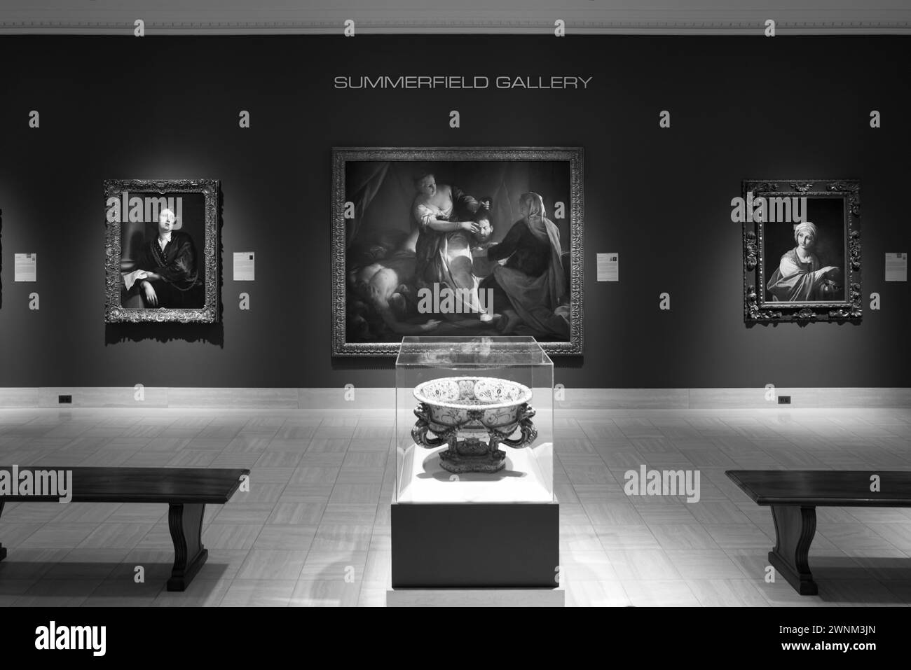 La Summerfield Gallery of European Art au Flint Institute of Arts, à Flint Michigan USA. Banque D'Images