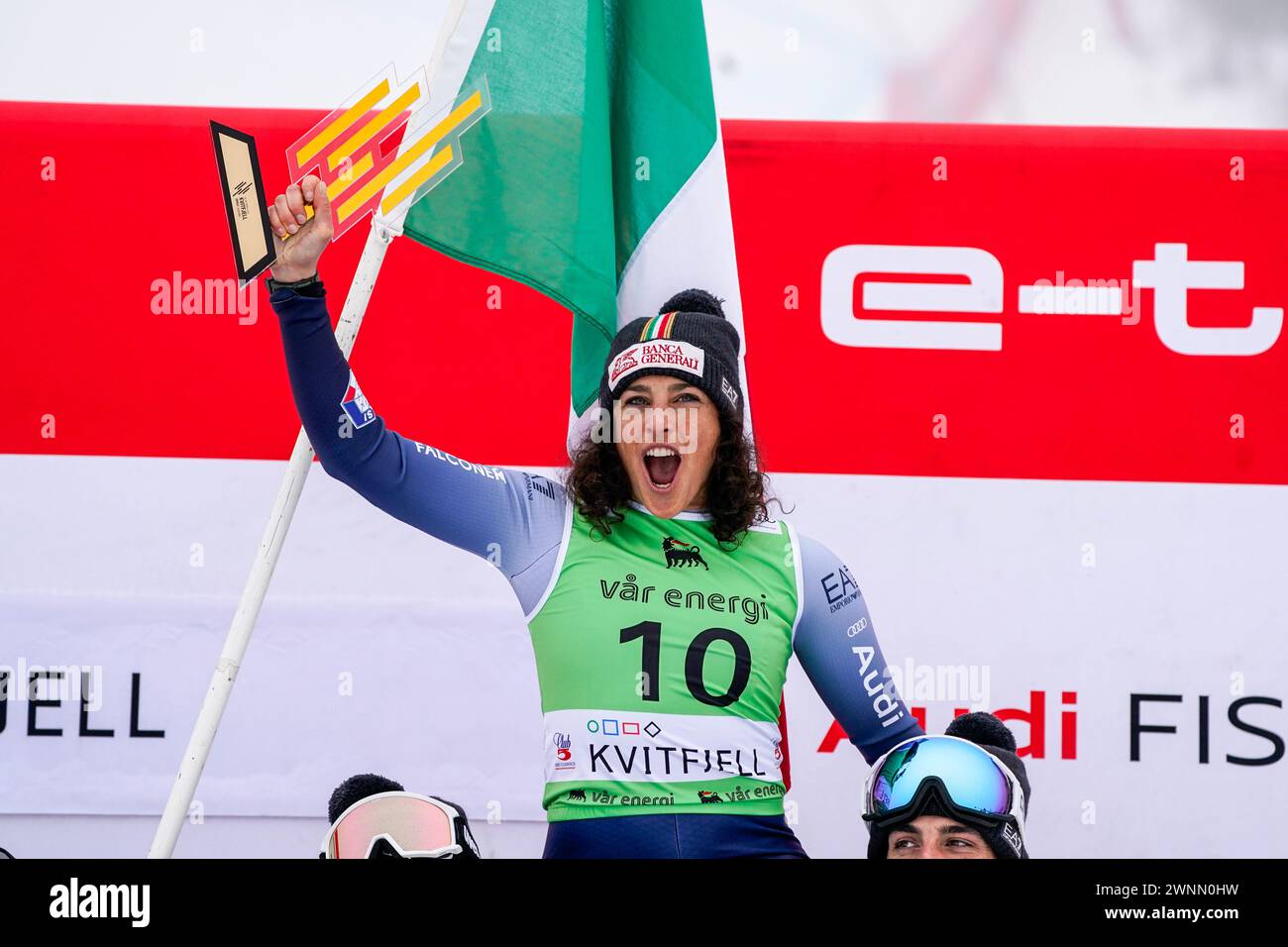 Fåvang 20240303.L'italienne Federica Brignone après la Coupe du monde Alpine Super-G féminine FIS à Kvitfjell. Photo : Erik Flaaris Johansen / NTB Banque D'Images