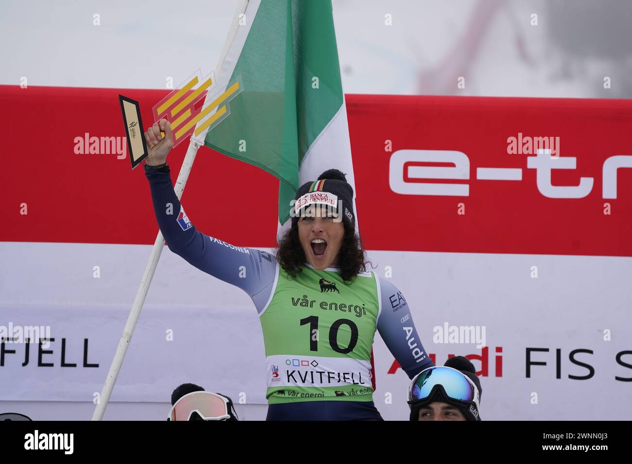 Fåvang 20240303.L'italienne Federica Brignone après la Coupe du monde Alpine Super-G féminine FIS à Kvitfjell. Photo : Erik Flaaris Johansen / NTB Banque D'Images