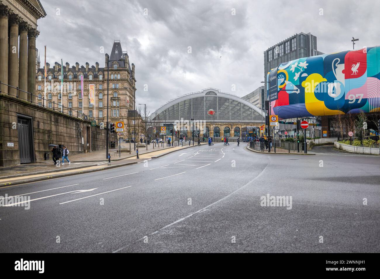 Station de Lime Street Banque D'Images