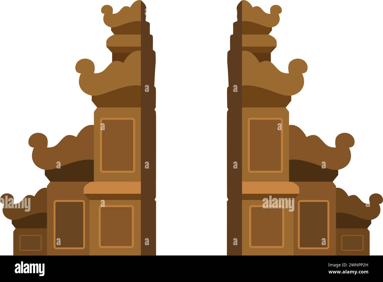 nyepi bali culture Illustration de Vecteur