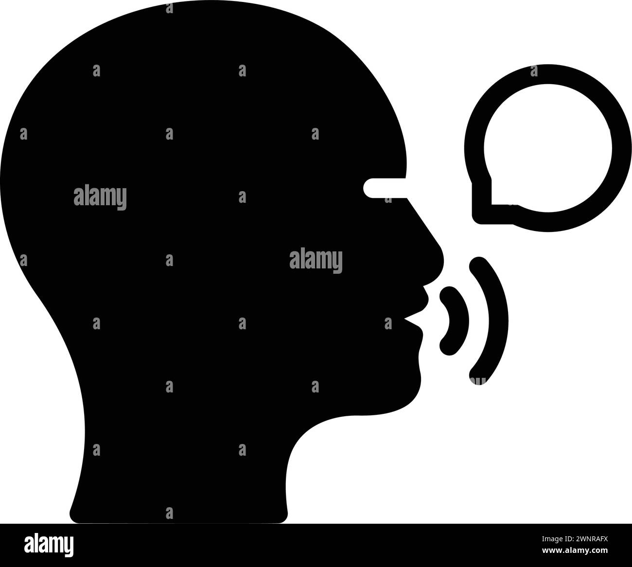 Icône pour blah, non-sens Illustration de Vecteur