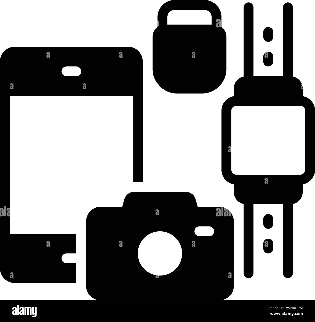 Icône pour gadgets ; appareil photo Illustration de Vecteur Icône pour gadgets ; appareil photo Illustration de Vecteur