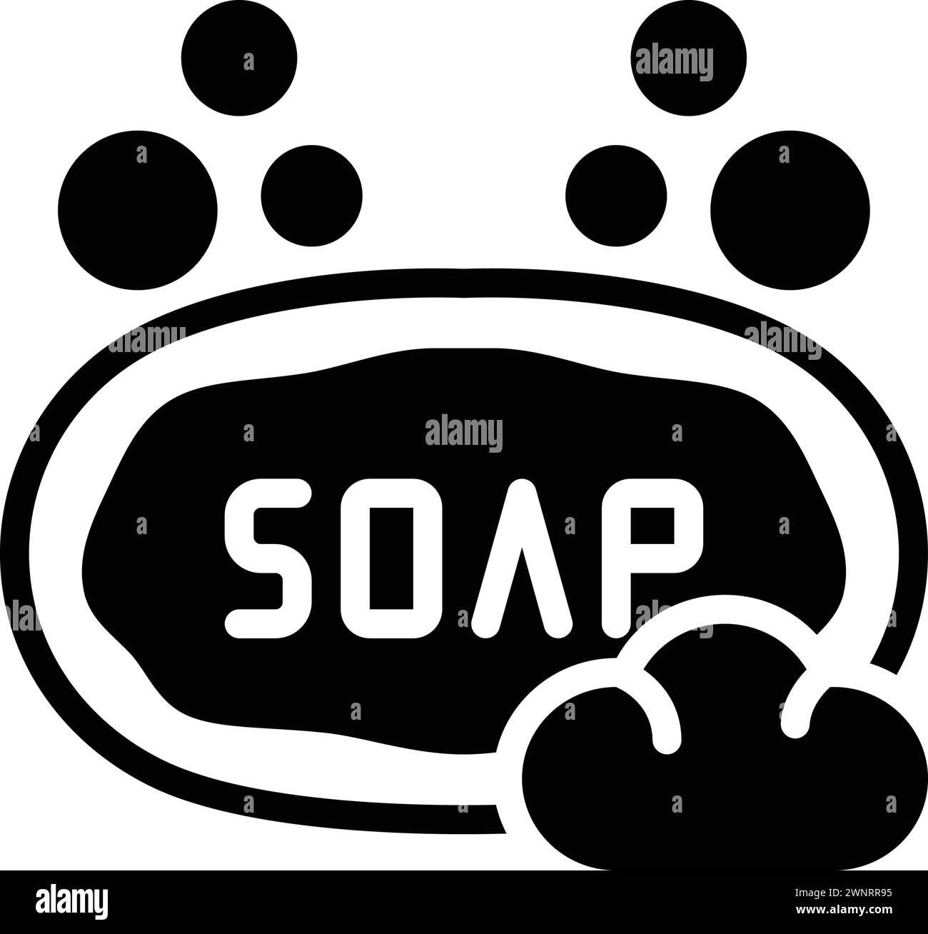 Icône pour savon,barre Illustration de Vecteur