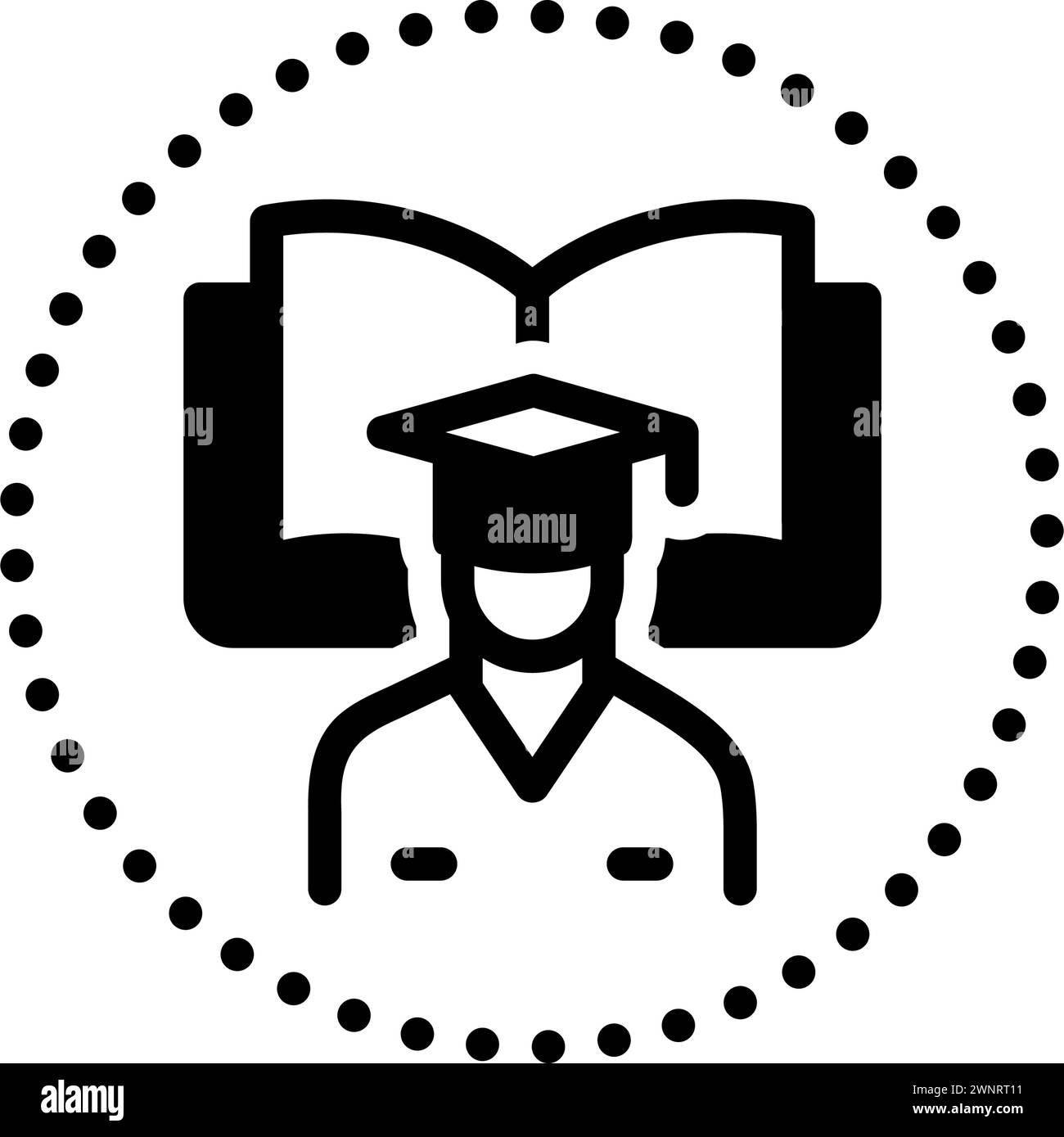 Icône pour étudiant,enseignement Illustration de Vecteur