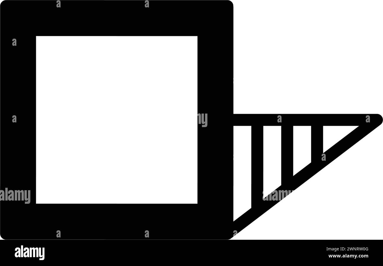 Icône pour les ombres, l'obscurité Illustration de Vecteur