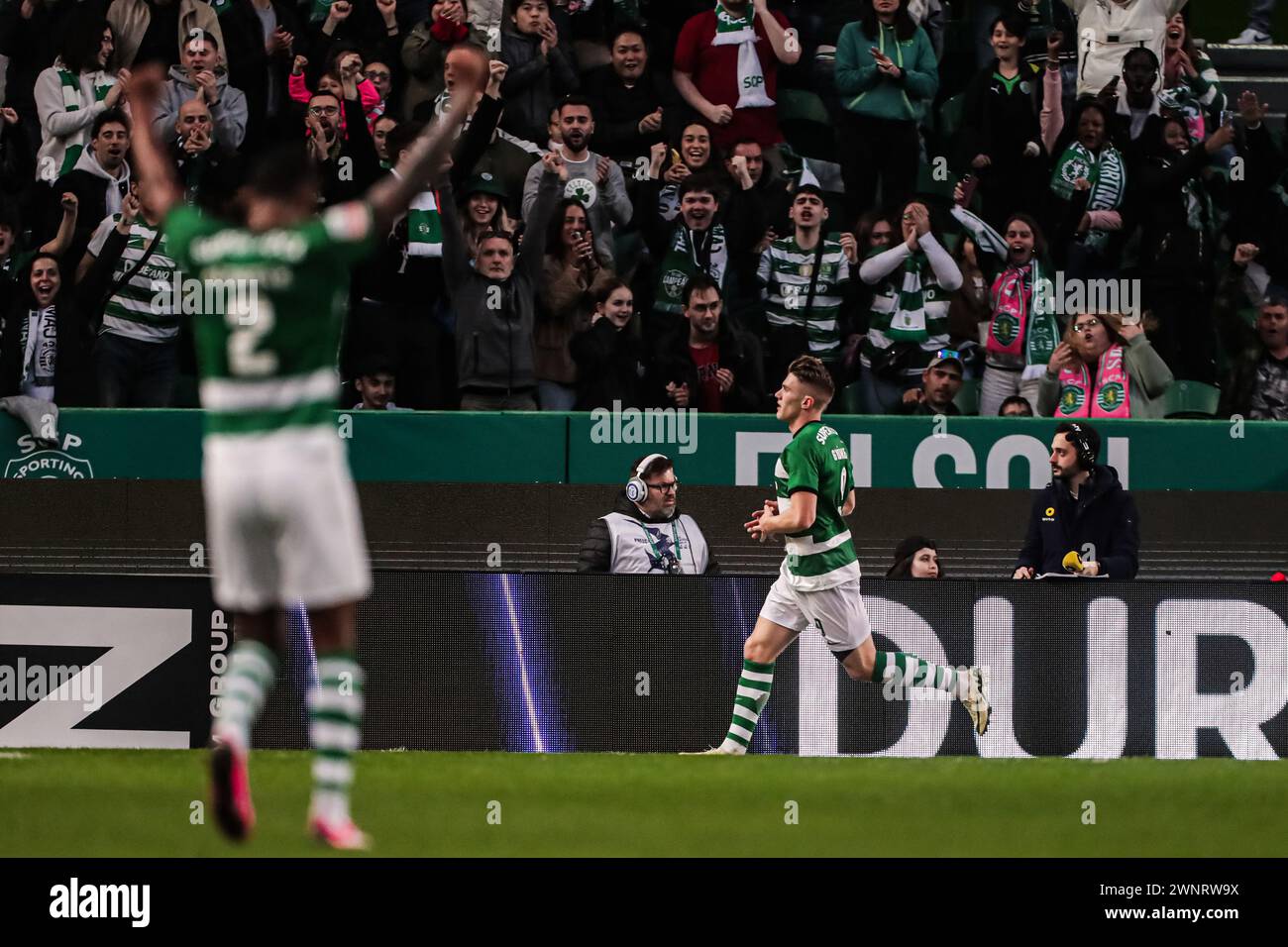 Lisbonne, Portugal. 03 mars 2024. Lisbonne, 03/03/2024 - aujourd'hui, l'équipe du Sporting Clube de Portugal a accueilli l'équipe du SC Farense au stade José Alvalade dans un match comptant pour la 24ème Journée de la Ligue Betclic Portugal, saison 2023/2024. Gyokeres (Mário Vasa/Global Imagens) crédit : Atlantico Press/Alamy Live News Banque D'Images