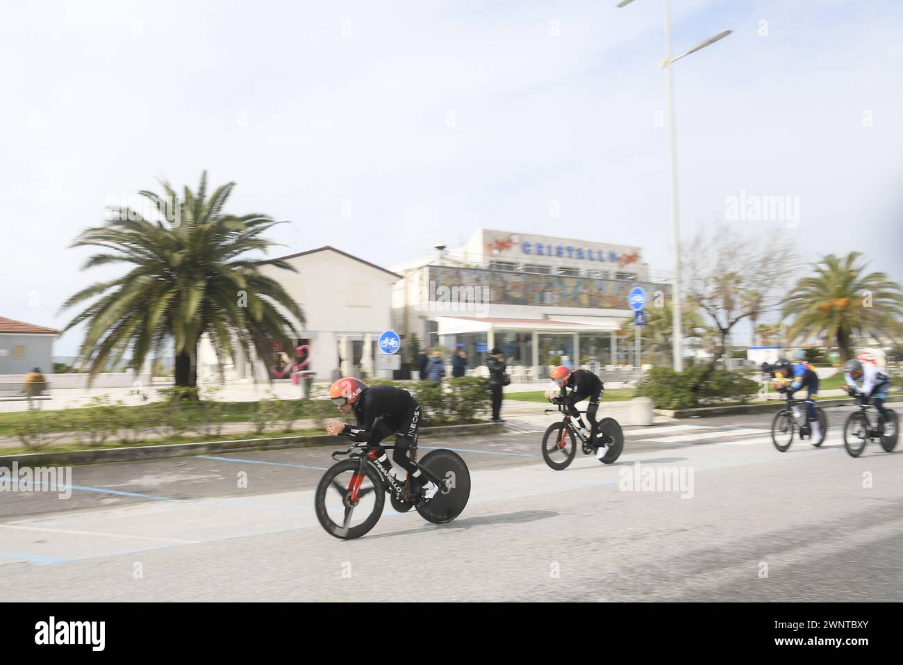 Lido Di Camaiore, Italie. 03 mars 2024. Jonas Vingegaard- le 59ème Tirreno-Adriatico 2024, étape 1 un contre-la-montre individuel de 10 km de Lido di Camaiore à Lido di Camaiore - ITT - le 04 mars 2024 à Lido di Camaiore, Toscane, Italie. (Photo de Fabio Ferrari/LaPresse) crédit : LaPresse/Alamy Live News Banque D'Images